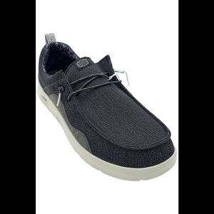 Hey Dude Men's Wally Hey20 Casual Shoes Black/Monument Gray - Medium